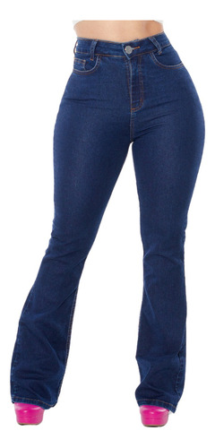 Calça Jeans Feminina Flare Cintura Alta Direto De Fábrica