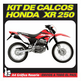 Honda Xr 250 Tornado - Kit De Calcos Vinilo Premium - Envios