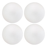 Kit 04 Assentos Redondo Banqueta Cadeira Corino Branco 39 Cm