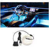 Hilo Tira Luz Neon Colores Conector Usb 5 V Auto Moto 5 M