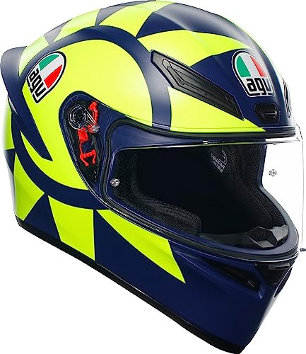 Agv K1 S Soleluna 2018 Casco De Moto Amarillo-azul Xxl