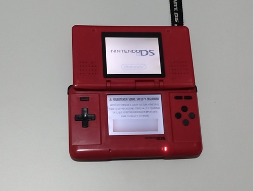 Nintendo Ds Roja Con Cargador Sin Lápiz Y Juego Retro Atari