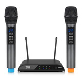 Xtuga Dx02 Sistema Micróf Inalámbrico Dinámico Uhf Portátil