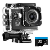 Videocamara Sumergible 30 Metros Deportiva Full Hd + Sd 32gb