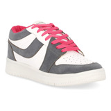 Tenis Sneakers Dama Urbano Gris 565-41