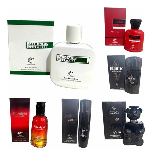 Pack Perfumes Hombre Premium 100ml Alternativo Inspiracion