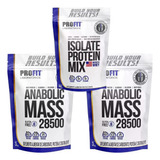 Whey Isolada Mix 900g + 2x Hipercalórico 3kg (6kg) - Profit