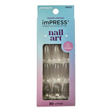 Kiss Impress Unhas Autocolantes Legacy Art Nail Bailarina