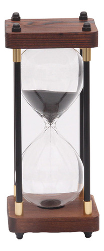 Decoración Vintage De Cristal De Arena Con Forma De Reloj De