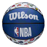 Wilson Nba All Team Basketball - Tamaño 7-29.5  , Rojo, Blan