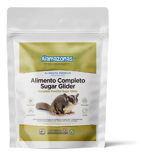 Alimento Premium Para Sugar Glider Petauros Alamazonas® 