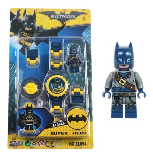Reloj Digital Niños Niñas Armable Regalo Personajes Batman 