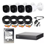 Dahua Kit Camaras Seguridad Exterior Videovigilancia 4ch 1tb