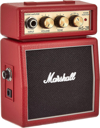 Micro Combo Marshall Para Guitarra Ms 2r Red Vermelho