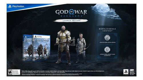 God Of War Ragnarök  Ragnarok Launch Edition Sony Ps4 Físico