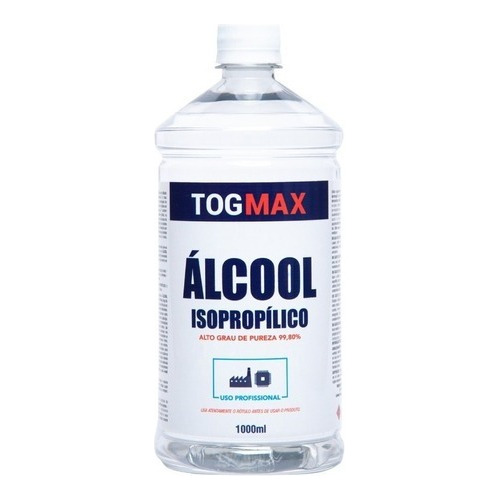 Ál-cool Isopropílico 99,8% 1l Limpeza De Placa Eletrônico