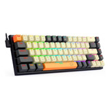 Redragon 60% Teclado Mecánico Juegos, Teclado Rgb Oficina 68