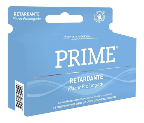 Preservativos Prime Caja X 12 Un. Retardante Envio Discreto!