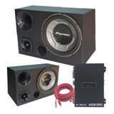 Caixa Trio Pioneer 12'' 700w Completa + Mód Falcon Hs 960 Dx