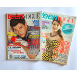 Revista Teen Vogue Norteamérica Pack De 2 Moda Cine Música 2