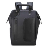 Mochila Portanotebook 14 Impermeable Delsey Peugeot Voyages Color Negro