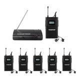 Monitores In Ear Takstar 6 Canales Wpm200 Uhf 6 Receptores