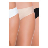 Pack 3 Bikini Classic Liso Microfibra Ultra Suave - Intime