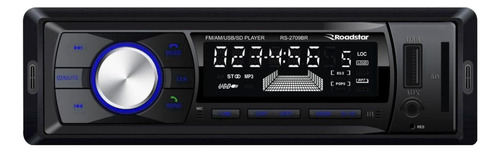 Som Automotivo Roadstar Rs-2709 Com Usb, Bluetooth E Leitor De Cartão Sd