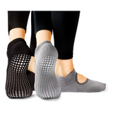 La Active Grip Socks - Yoga Pilates Barre Non Slip - Ball A3