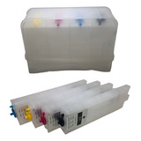 Kit Bulk Ink Compatível Com Epson Wf-c5790 Wf-c5710 Wfc-5290