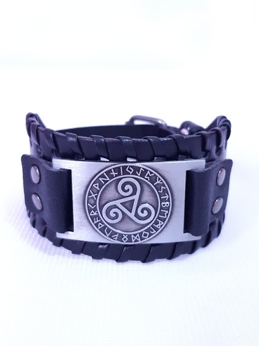 Pulseira Triskle Wicca Celta Runas Viking Nórdica 