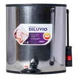 Ducha Eléctrica Calefón 20lt Diluvio D20 Max Acero Inoxidabl