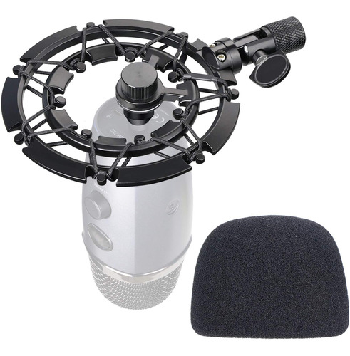 Blue Yeti Nano Shock Mount Con Filtro Pop, Aleación Shockmou