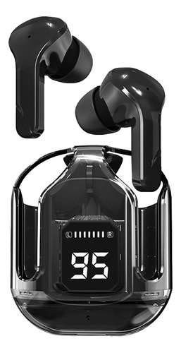 Audífonos In-ear Gamer Inalámbricos Achoice Tws B35 B35 X 2 Unidades Negro Con Luz Led