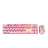 Combo Teclado Mecanico + Mouse - Ajazz Watcher Ii Pro Sakura