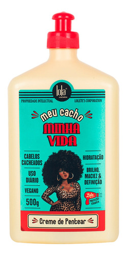 Creme De Pentear Meu Cacho Minha Vida Lola Umidificador 500g