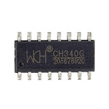 Circuito Integrado Chip Ch340g Ic R3 Ch340 Sop-16 Rs232