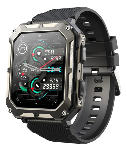 Smartwatch C20 Pro Tank Resistente Militar P/ Samsung Negro