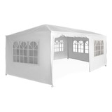 Toldo Reforzado 3x6 Metros Carpa Blanco Paredes Ventanas 6x3