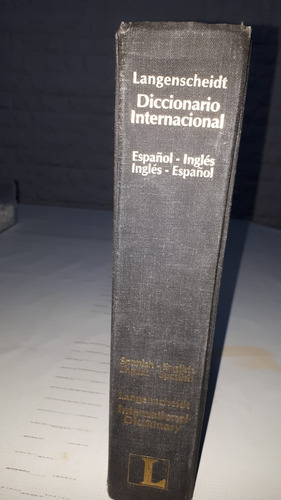 Diccionario Langenscheidt Ingles Español En Muy Buen Estado 