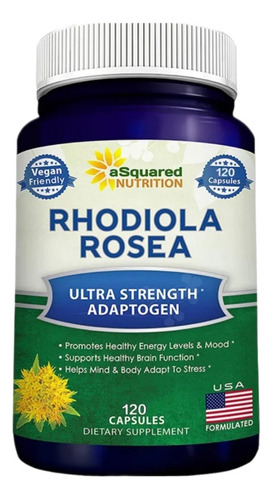  Rhodiola Rosea 1000 Mg 120 Capsulas 