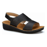 Huarache Formal 36194ppr Ligera Polipiel Negro Liso Depiso