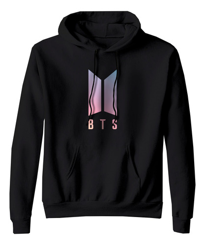 Sudadera Con Gorro Logo Bts Kpop Serie Token Moda