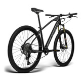 Bicicleta Gts Aro 29 1x12 Deore Suspensão Trava Guidão Gx Cor Cinza Claro-preto Tamanho Do Quadro 15