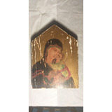 Antiguo Icono Theotokos (madre De Dios) Y Niño Jesús