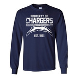 Los Angeles Chargers Playera Manga Larga Hombre Y Mujer