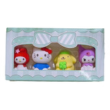 Kit De 4 Gomas De Borrar Coleccionables, Hello Kitty, Kuromi