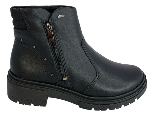 Bota Feminina Dakota Coturno Cano Curto Ziper Lateral