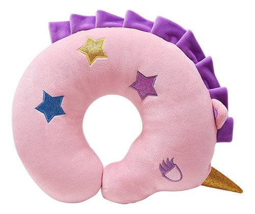 Almohada De Viaje Para Niños De Cuello De Unicornio Suave