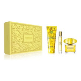 Set Perfume Versace Yellow Diamond Edt 90ml Premium Volumen De La Unidad 90 Ml